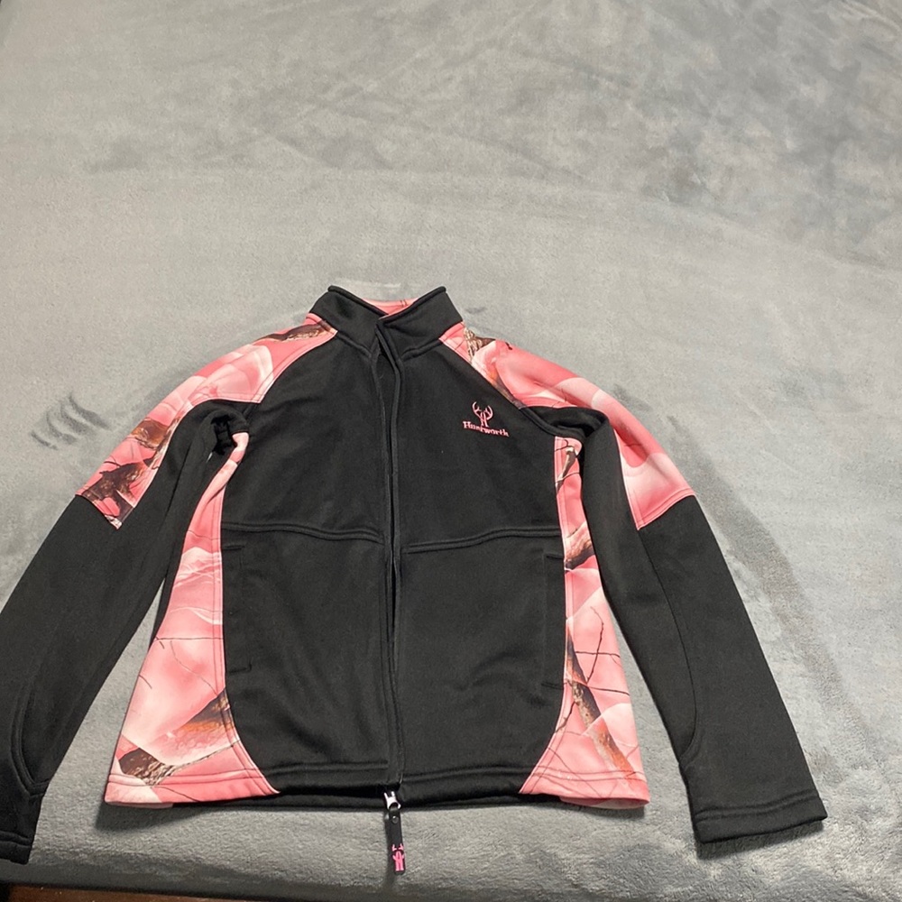Huntworth jacket pink camp and black
